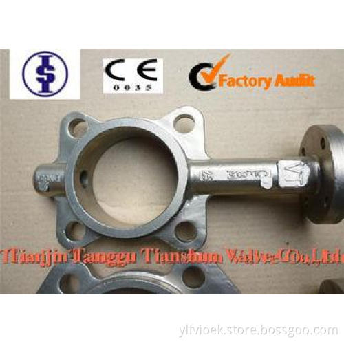 Small Electric Actuator Wafer Butterfly Valves For Water Fl